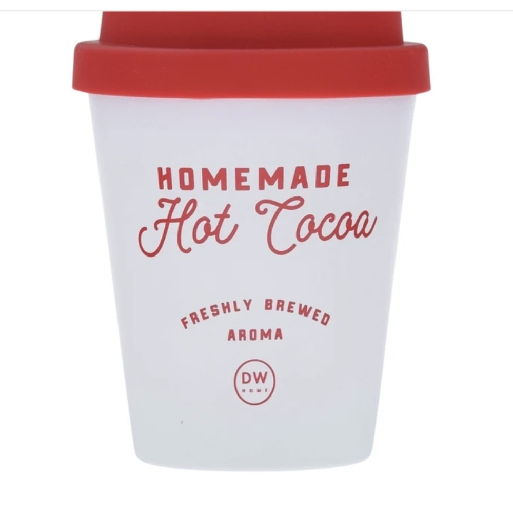 DW Home Homemade Scented Candle Hot Cocoa Freshly Brewed Aroma